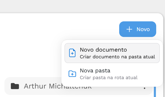 Botões de adicionar